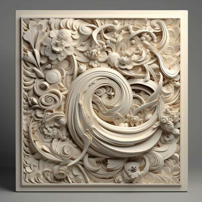 نموذج ثلاثي الأبعاد لآلة CNC 3D Art 